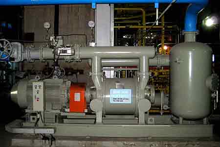 肯富來液環(huán)真空泵在北歐煉油項(xiàng)目油氣回收應(yīng)用現(xiàn)場(chǎng)