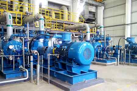 肯富來液環(huán)機組在新疆中泰化學使用現場