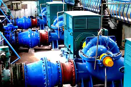 KPS系列單級雙吸離心泵在景德鎮(zhèn)自來水使用現(xiàn)場