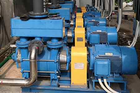 肯富來液環(huán)泵在江門南字食品真空結晶車間使用現(xiàn)場