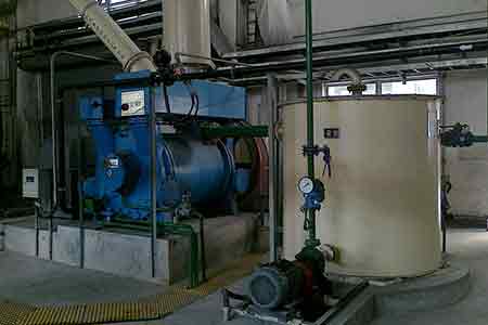 肯富來(lái)液環(huán)泵機(jī)組在康平熱電脫硫使用現(xiàn)場(chǎng)