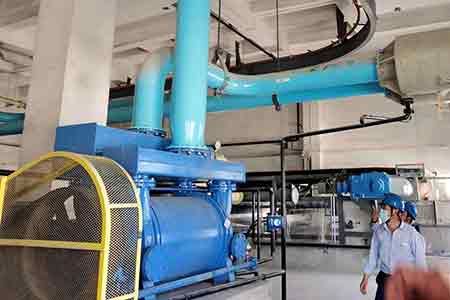 肯富來(lái)液環(huán)泵機(jī)組在汕尾紅海灣電廠脫硫項(xiàng)目使用現(xiàn)場(chǎng)