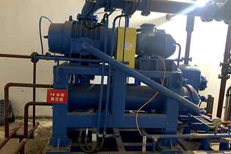 肯富來(lái)液環(huán)泵機(jī)組在普寧市生活垃圾處理廠使用現(xiàn)場(chǎng)